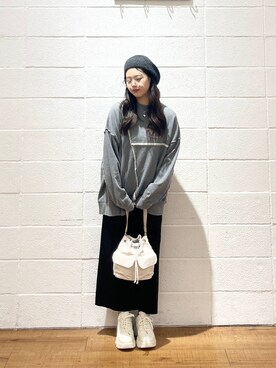 「LOWRYS FARM」｜「アイテム（ハンチング/ベレー帽）」を使った、saaaki0217さん（レディース・160cm）の秋コーディネート