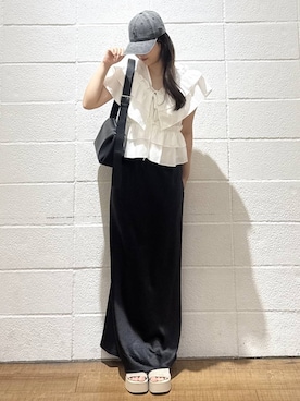 saaaki0217さん（レディース・160cm）の夏コーディネート