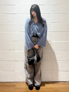 「LOWRYS FARM（ローリーズファーム）のアイテム（スニーカー）」を使った、saaaki0217さん（レディース・160cm）の春コーディネート