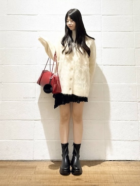 「アイテム（キーホルダー）」を使った、saaaki0217さん（レディース・160cm）の秋コーディネート