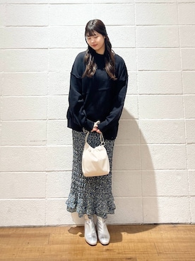 「新作」｜「アイテム（ブーツ）」を使った、saaaki0217さん（レディース・160cm）の冬コーディネート