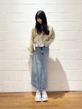 「LOWRYS FARM（ローリーズファーム）のLFポーチツキショルダー 284037（ショルダーバッグ）」を使った、saaaki0217さん（レディース・160cm）の春コーディネート