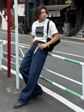 岡本幸大さん(メンズ・172cm)の夏コーディネート