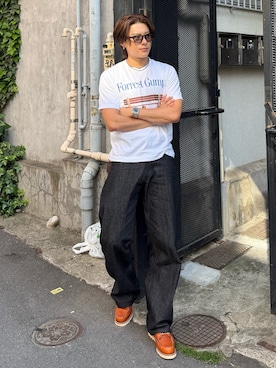 岡本幸大さん(メンズ・172cm)の夏コーディネート