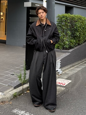 岡本幸大さん(メンズ・172cm)の夏コーディネート