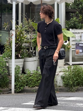 岡本幸大さん(メンズ・172cm)の夏コーディネート