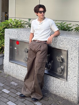 岡本幸大さん(メンズ・172cm)の夏コーディネート