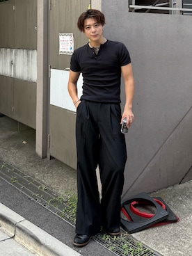岡本幸大さん(メンズ・172cm)の夏コーディネート