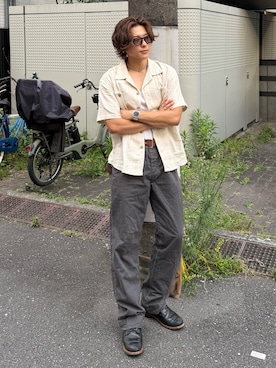 岡本幸大さん(メンズ・172cm)の夏コーディネート
