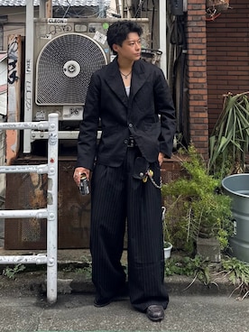 「アイテム（財布/小物）」を使った、岡本幸大さん（メンズ・172cm・20代）の秋コーディネート
