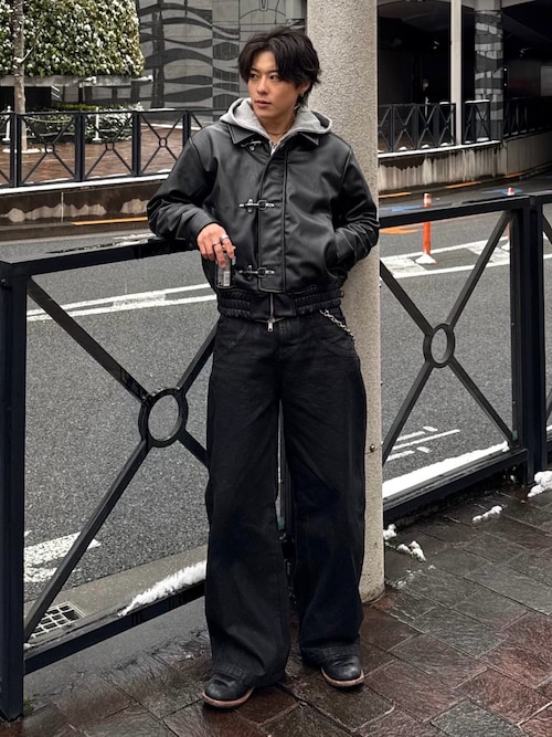 ANDER HUNK】14オンスワックスコーティングカーブデニム し*ー様 ANDER