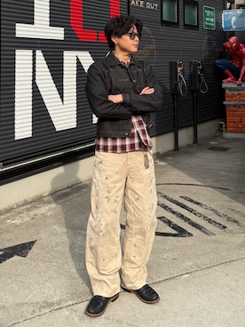 岡本幸大さん（メンズ・172cm）の冬コーディネート