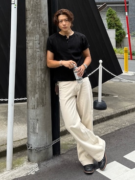 岡本幸大さん（メンズ・172cm）の夏コーディネート