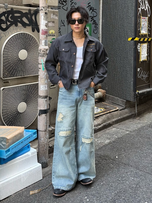 Wrangler x WDS 124MJ Wrancher Jacketを使った人気ファッション