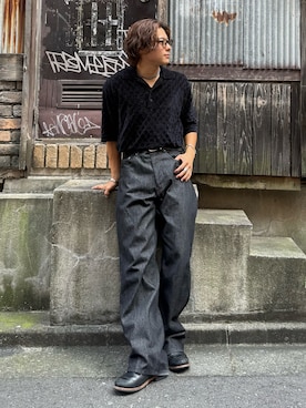 岡本幸大さん(メンズ・172cm)の夏コーディネート