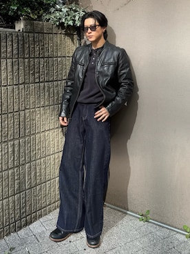 岡本幸大さん（メンズ・172cm）の春コーディネート