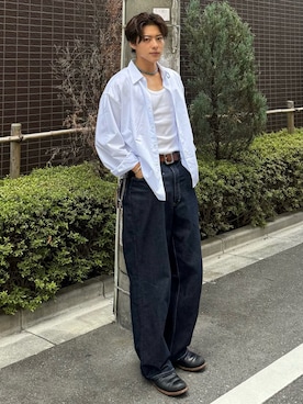 岡本幸大さん(メンズ・172cm)の秋コーディネート