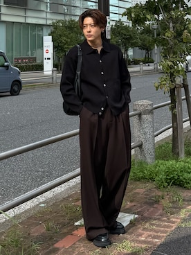 岡本幸大さん(メンズ・172cm)の秋コーディネート