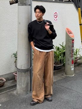 「アイテム（アクセサリー）」を使った、岡本幸大さん（メンズ・172cm・20代）の秋コーディネート