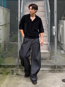 岡本幸大さん（メンズ・172cm）の夏コーディネート