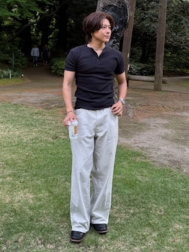 岡本幸大さん（メンズ・172cm）の春コーディネート