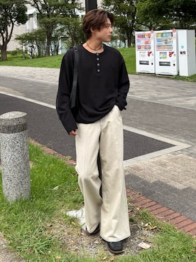 岡本幸大さん（メンズ・172cm）の秋コーディネート