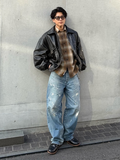 UNISEX》Sheep Leather Mouton G-1 Flight Jacket/シープレザー