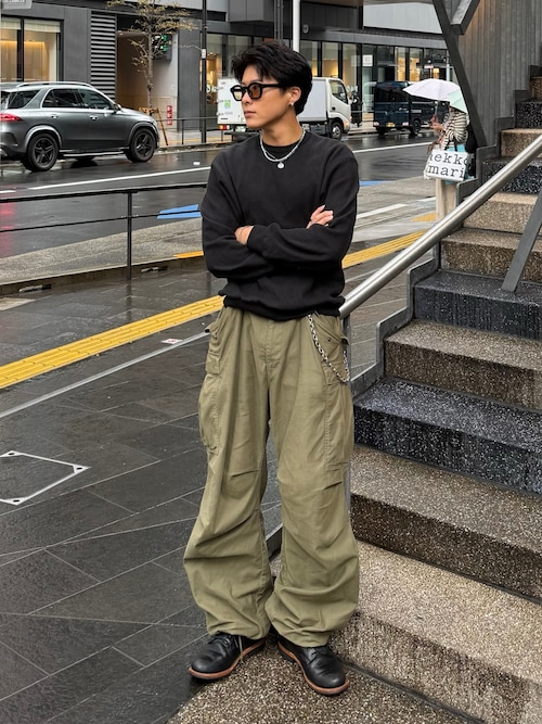 サーマルスウェット / 長袖 / トップス / シンプル / カジュアル