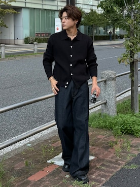 岡本幸大さん(メンズ・172cm)の秋コーディネート