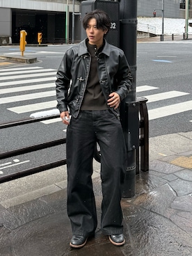 岡本幸大さん(メンズ・172cm)の冬コーディネート