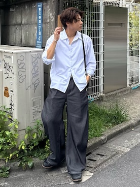 岡本幸大さん(メンズ・172cm)の秋コーディネート