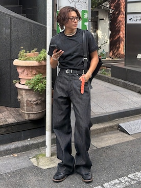 岡本幸大さん(メンズ・172cm)の夏コーディネート