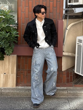 岡本幸大さん(メンズ・172cm)の春コーディネート