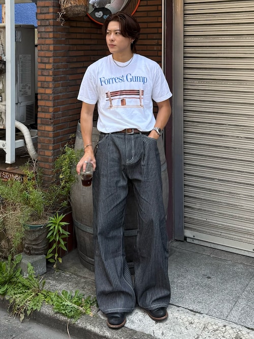 ハンドバーニッシュド レザー ベルト（ベルト）｜RRL（ダブル アール