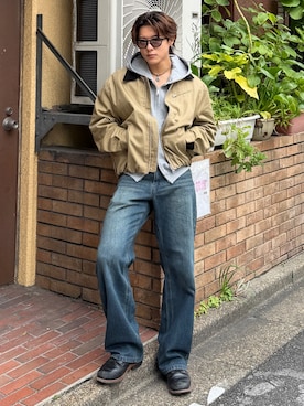 岡本幸大さん(メンズ・172cm)の秋コーディネート