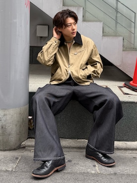 「ブーツ」｜岡本幸大さん（メンズ・172cm）の秋コーディネート