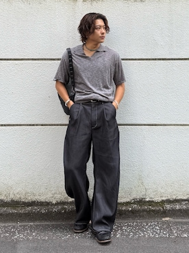 岡本幸大さん（メンズ・172cm）の夏コーディネート