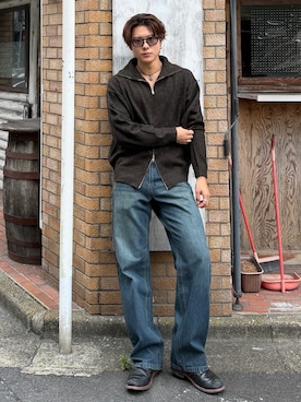岡本幸大さん（メンズ・172cm）の秋コーディネート