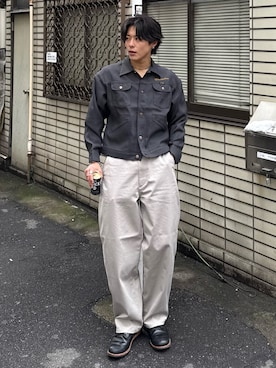 岡本幸大さん（メンズ・172cm）の春コーディネート