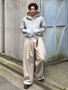 岡本幸大さん(メンズ・172cm)の秋コーディネート
