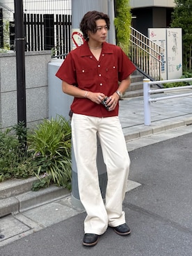 岡本幸大さん(メンズ・172cm)の夏コーディネート