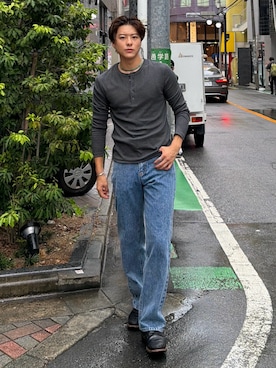岡本幸大さん(メンズ・172cm)の秋コーディネート
