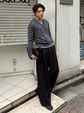 岡本幸大さん(メンズ・172cm)の秋コーディネート
