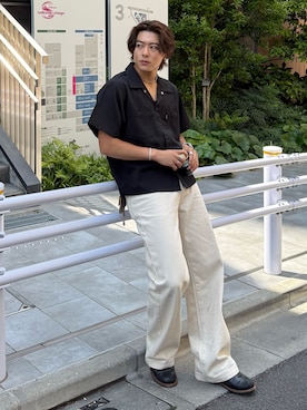 岡本幸大さん（メンズ・172cm）の夏コーディネート