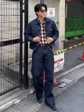 岡本幸大さん（メンズ・172cm）の春コーディネート