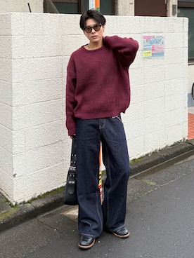 岡本幸大さん（メンズ・172cm）の冬コーディネート