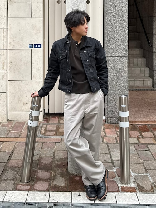 14oz Wax Coated Denim Jacket / 14オンスワックスコーティングデニム