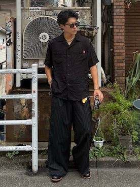 「アイテム（リング）」を使った、岡本幸大さん（メンズ・172cm）の夏コーディネート