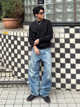 「アイテム（財布/小物）」を使った、岡本幸大さん（メンズ・172cm・20代）の秋コーディネート