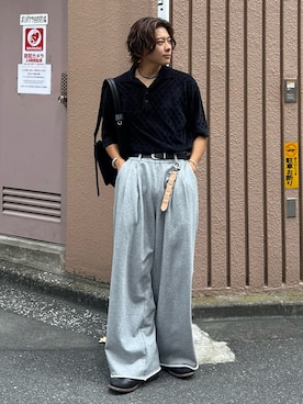 岡本幸大さん（メンズ・172cm）の夏コーディネート